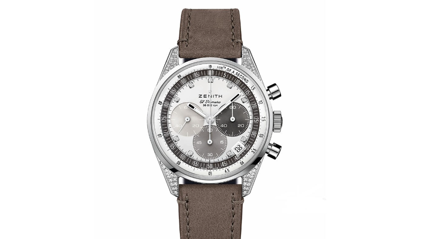 簡潔大方的白色盤面是符合商務又低調的顏色，和各種顏色的襯衫完美搭配